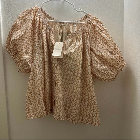 Doen June top in marigold meadows - Picture 2 of 5